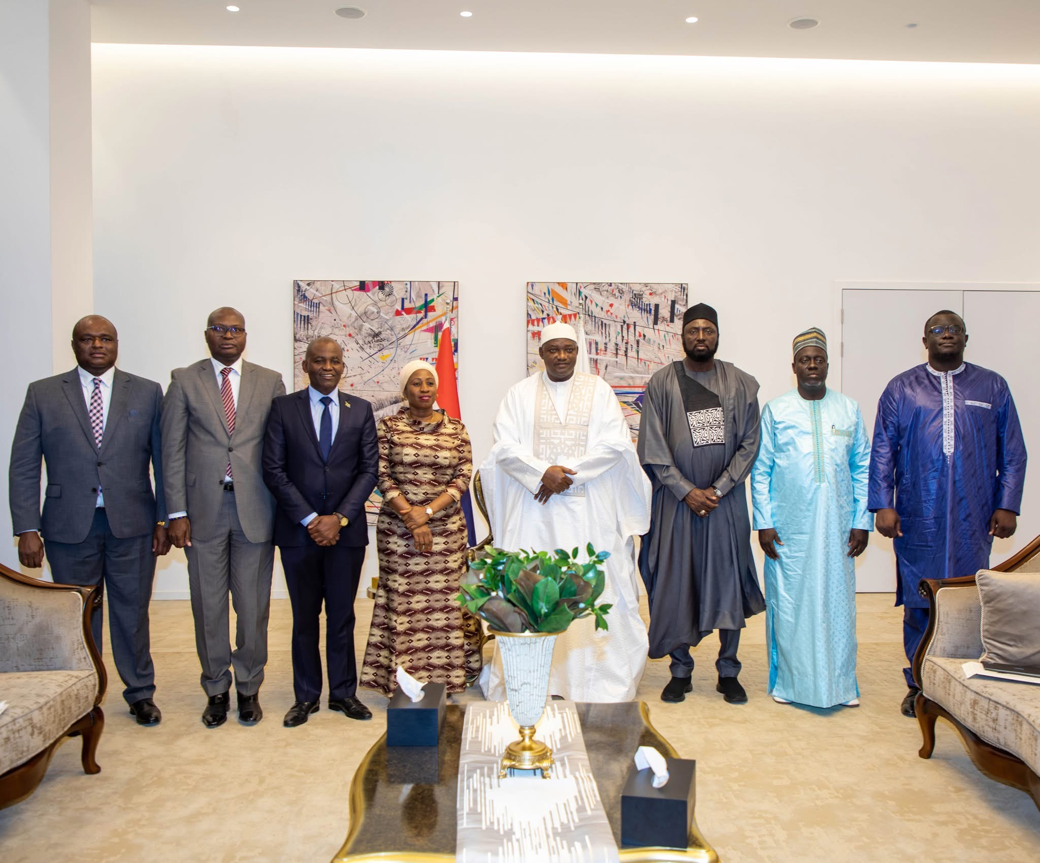 Special Envoy of Her Excellency Dr. Samia Suluhu Hassan, President of the United Republic of
Tanzania comes to The Gambia