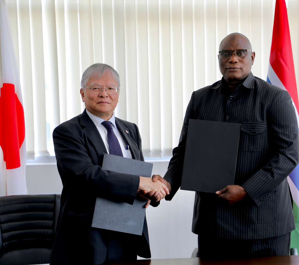 𝐆𝐚𝐦𝐛𝐢𝐚 𝐚𝐧𝐝 𝐉𝐚𝐩𝐚𝐧 𝐬𝐢𝐠𝐧 ¥𝟐𝟎𝟎 𝐌𝐢𝐥𝐥𝐢𝐨𝐧 𝐅𝐨𝐨𝐝 𝐀𝐬𝐬𝐢𝐬𝐭𝐚𝐧𝐜𝐞 𝐀𝐠𝐫𝐞𝐞𝐦𝐞𝐧𝐭